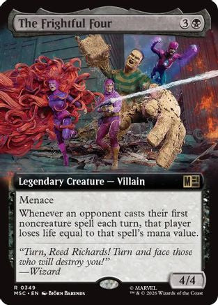 The Frightful Four (Extended Art)  [Commander: Marvel Super Heroes]
