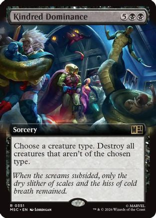 Kindred Dominance (Extended Art)  [Commander: Marvel Super Heroes] Foil