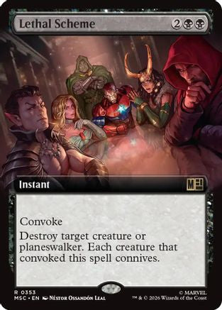 Lethal Scheme (Extended Art)  [Commander: Marvel Super Heroes] Foil