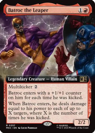 Batroc the Leaper (Extended Art)  [Commander: Marvel Super Heroes]