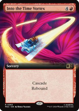 Into the Time Vortex (Extended Art)  [Commander: Marvel Super Heroes] Foil