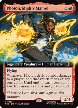 Photon, Mighty Marvel (Extended Art)  [Commander: Marvel Super Heroes]