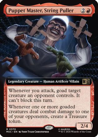 Puppet Master, String Puller (Extended Art)  [Commander: Marvel Super Heroes]