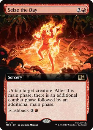 Seize the Day (Extended Art)  [Commander: Marvel Super Heroes] Foil
