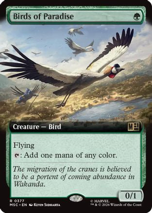 Birds of Paradise (Extended Art)  [Commander: Marvel Super Heroes]