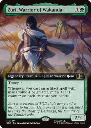 Zuri, Warrior of Wakanda (Extended Art)  [Commander: Marvel Super Heroes]