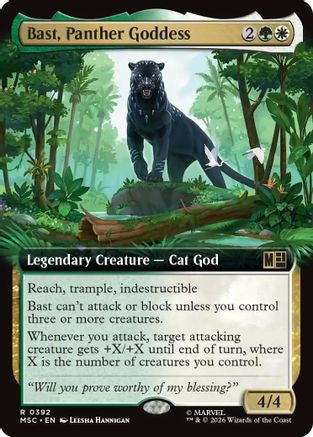 Bast, Panther Goddess (Extended Art)  [Commander: Marvel Super Heroes]