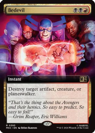 Bedevil (Extended Art)  [Commander: Marvel Super Heroes] Foil