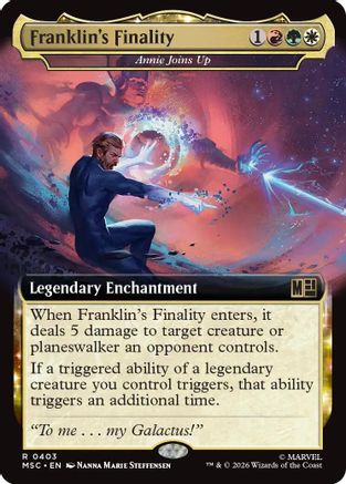 Franklin's Finality - Annie Joins Up (Extended Art)  [Commander: Marvel Super Heroes]