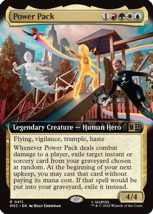Power Pack (Extended Art)  [Commander: Marvel Super Heroes] Foil