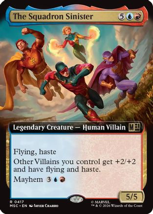 The Squadron Sinister (Extended Art)  [Commander: Marvel Super Heroes]