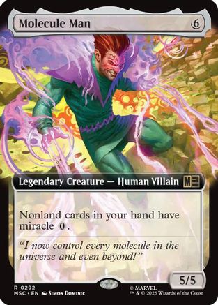 Molecule Man (Extended Art)  [Commander: Marvel Super Heroes] Foil