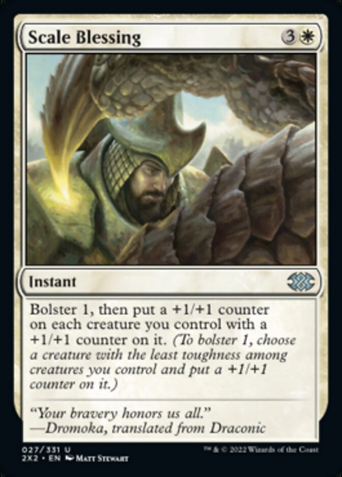 Scale Blessing [Double Masters 2022] Foil