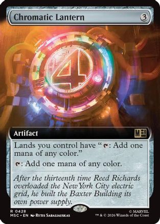 Chromatic Lantern (Extended Art)  [Commander: Marvel Super Heroes]