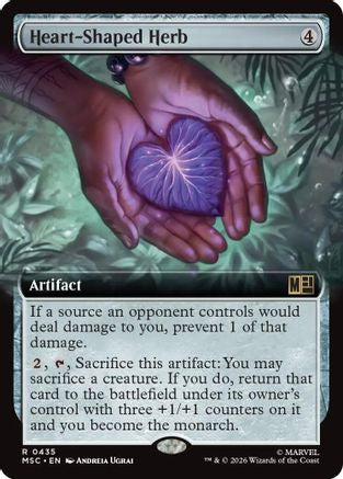 Heart-Shaped Herb (Extended Art)  [Commander: Marvel Super Heroes] Foil