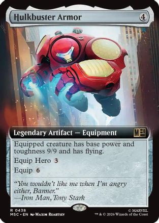 Hulkbuster Armor (Extended Art)  [Commander: Marvel Super Heroes]