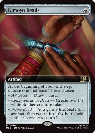 Kimoyo Beads (Extended Art)  [Commander: Marvel Super Heroes] Foil