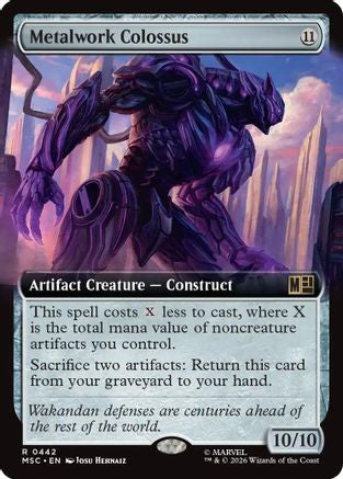 Metalwork Colossus (Extended Art)  [Commander: Marvel Super Heroes]