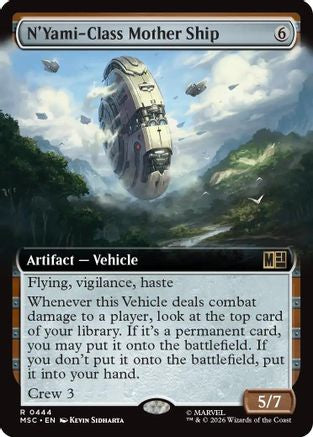 N'Yami-Class Mother Ship (Extended Art)  [Commander: Marvel Super Heroes] Foil