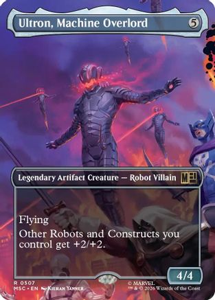 Ultron, Machine Overlord (Borderless)  [Commander: Marvel Super Heroes]