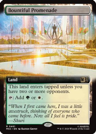Bountiful Promenade (Extended Art)  [Commander: Marvel Super Heroes]