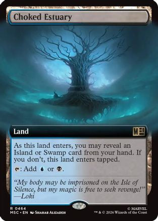 Choked Estuary (Extended Art)  [Commander: Marvel Super Heroes] Foil