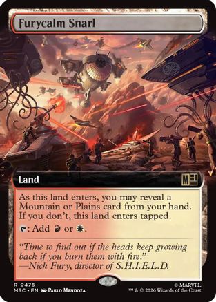 Furycalm Snarl (Extended Art)  [Commander: Marvel Super Heroes]