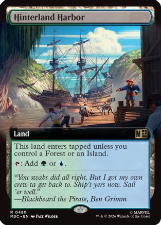 Hinterland Harbor (Extended Art)  [Commander: Marvel Super Heroes] Foil