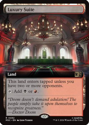 Luxury Suite (Extended Art)  [Commander: Marvel Super Heroes] Foil