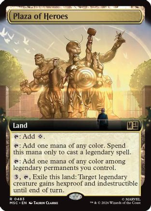 Plaza of Heroes (Extended Art)  [Commander: Marvel Super Heroes]
