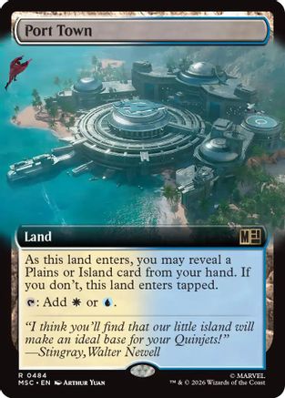 Port Town (Extended Art)  [Commander: Marvel Super Heroes] Foil