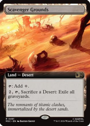Scavenger Grounds (Extended Art)  [Commander: Marvel Super Heroes]