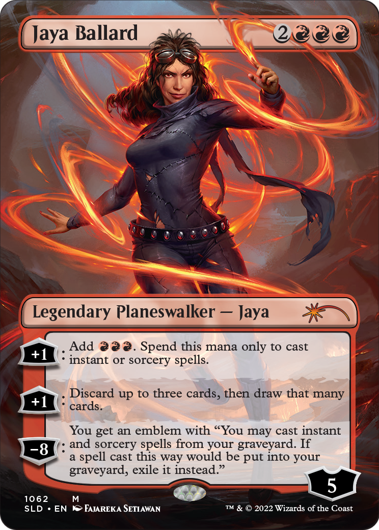 Jaya Ballard (Borderless) [Secret Lair Drop Series] Foil