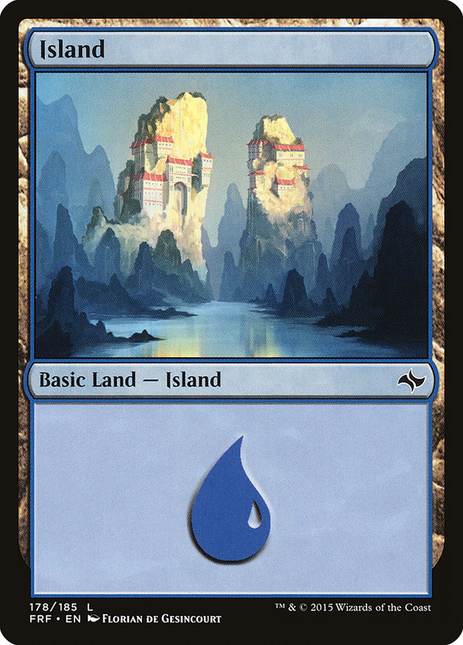 Island (178) [Fate Reforged] Foil