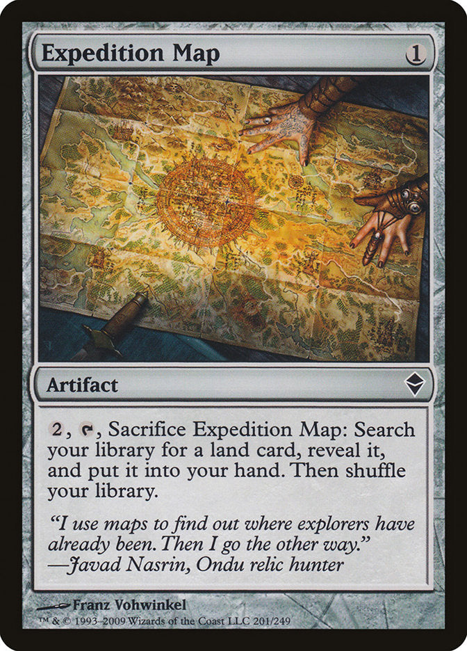 Expedition Map [Zendikar] Foil