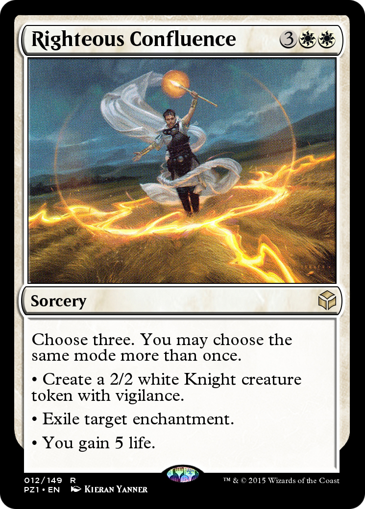 Righteous Confluence  [Legendary Cube Prize Pack]