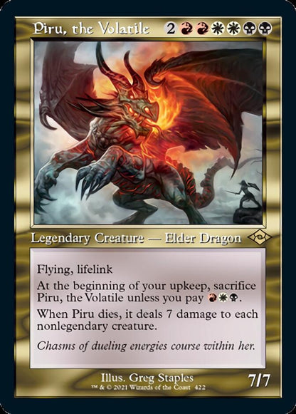 Piru, the Volatile (Retro) [Modern Horizons 2] Foil