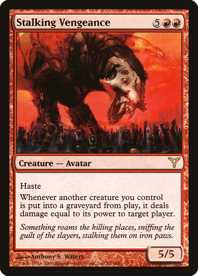 Stalking Vengeance [Dissension] Foil