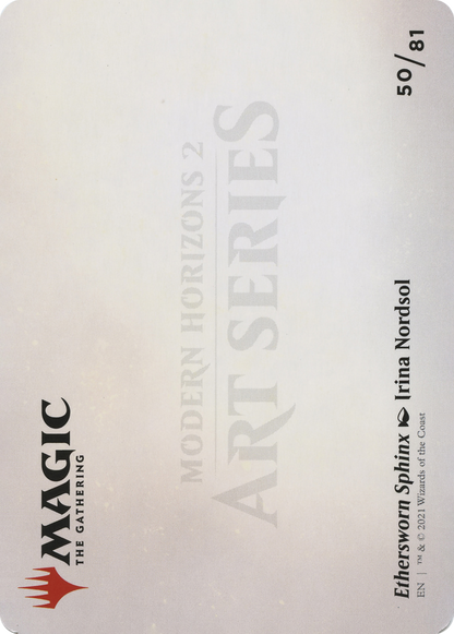 Ethersworn Sphinx // Ethersworn Sphinx  [Modern Horizons 2 Art Series] (Borderless) Foil