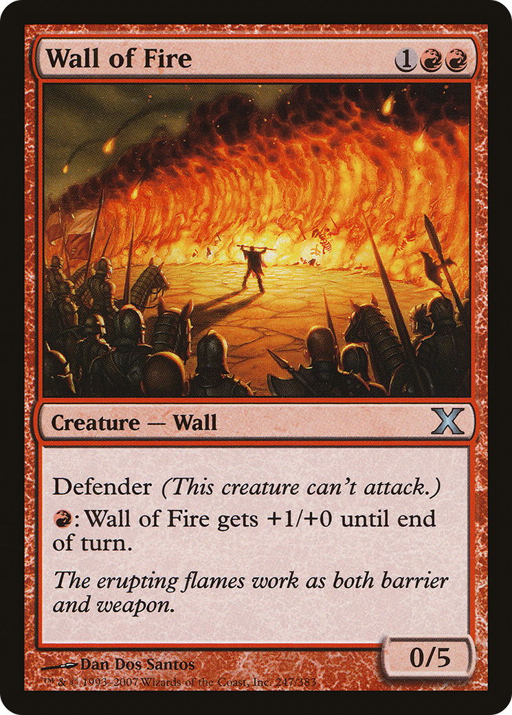 Wall of Fire  [Tenth Edition]