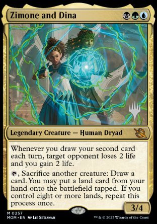 Zimone and Dina (Promo Pack) [March of the Machine Promos] Foil