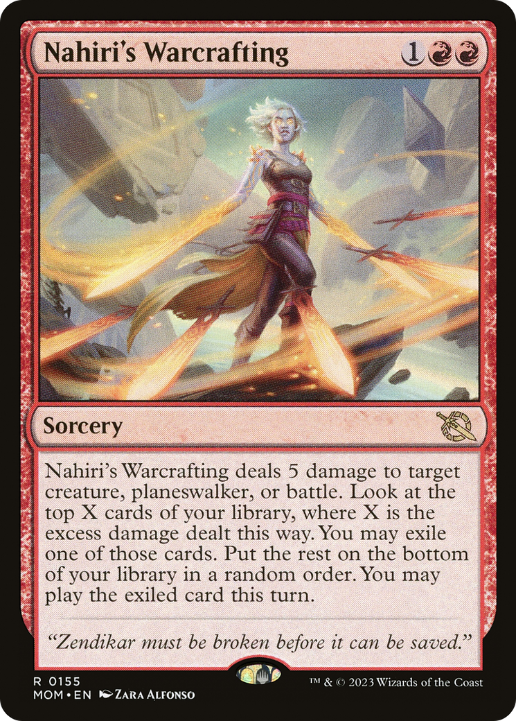 Nahiri's Warcrafting [March of the Machine] Foil