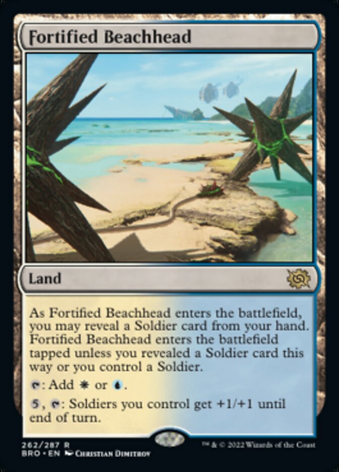 Fortified Beachhead [The Brothers' War] Foil
