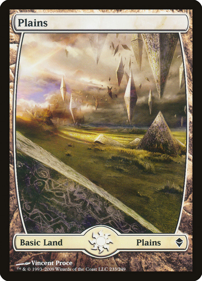 Plains (233) [Zendikar] Foil