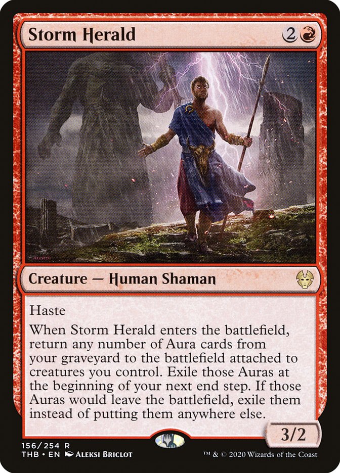 Storm Herald [Theros Beyond Death] Foil