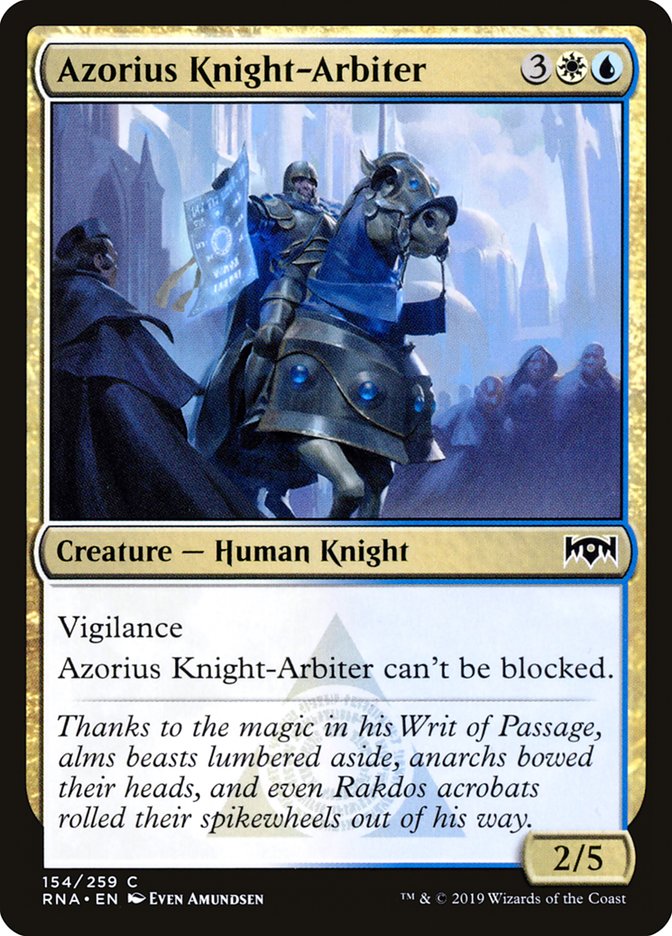 Azorius Knight-Arbiter [Ravnica Allegiance] Foil