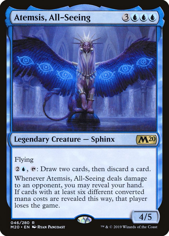 Atemsis, All-Seeing [Core Set 2020] Foil