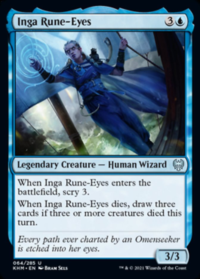Inga Rune-Eyes [Kaldheim] Foil