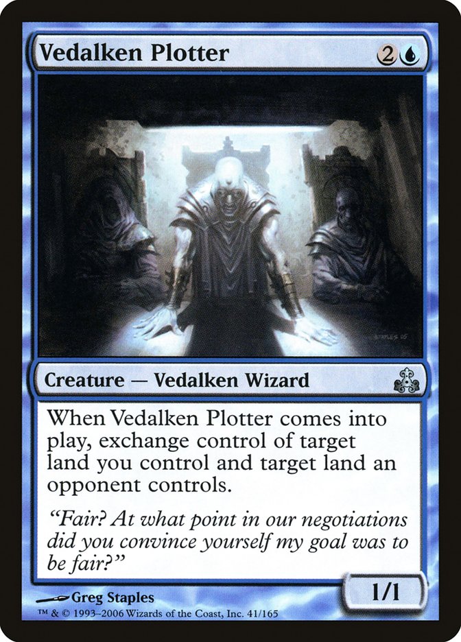 Vedalken Plotter [Guildpact] Foil