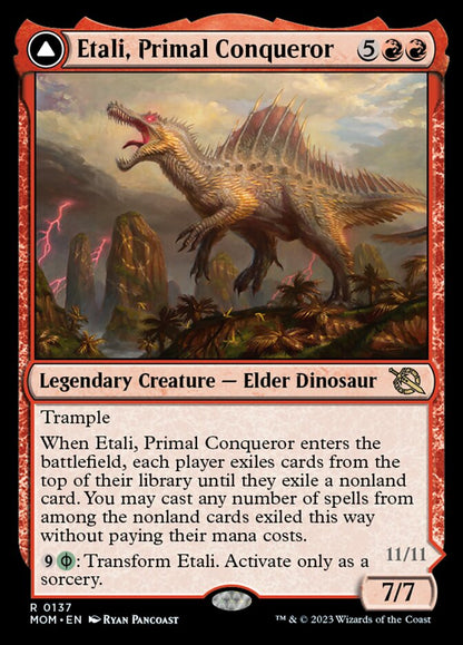 Etali, Primal Conqueror // Etali, Primal Sickness [March of the Machine] Foil